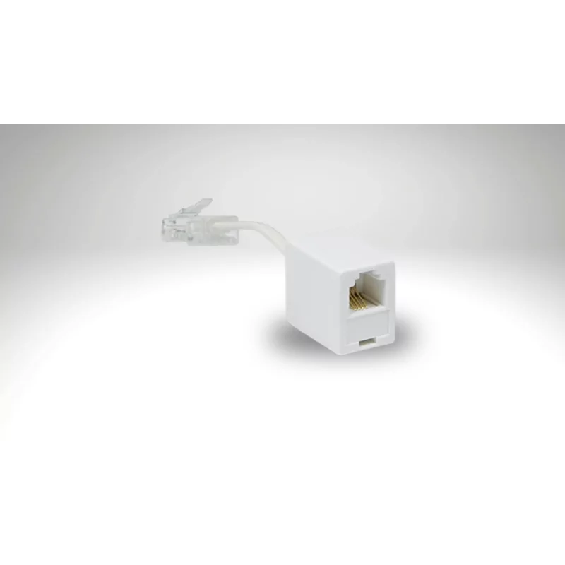 Adaptateur RJ45 mâle vers RJ11 femelle Metronic – Connecteur réseau et téléphone