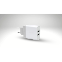 Chargeur double USB 24W – 2 ports pour recharge rapide et sûre